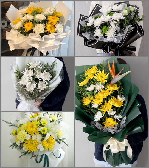 江苏淮安淮安区车桥镇白事花束代送